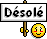 Désolé